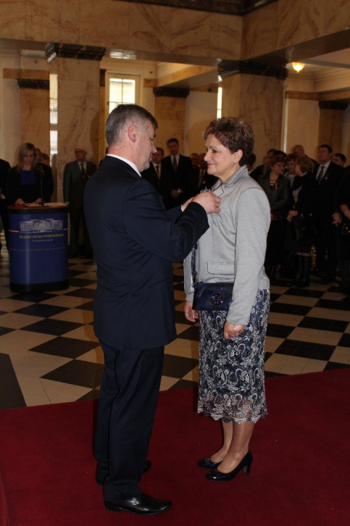 Wręczenie medalu